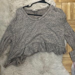 grey long sleeve